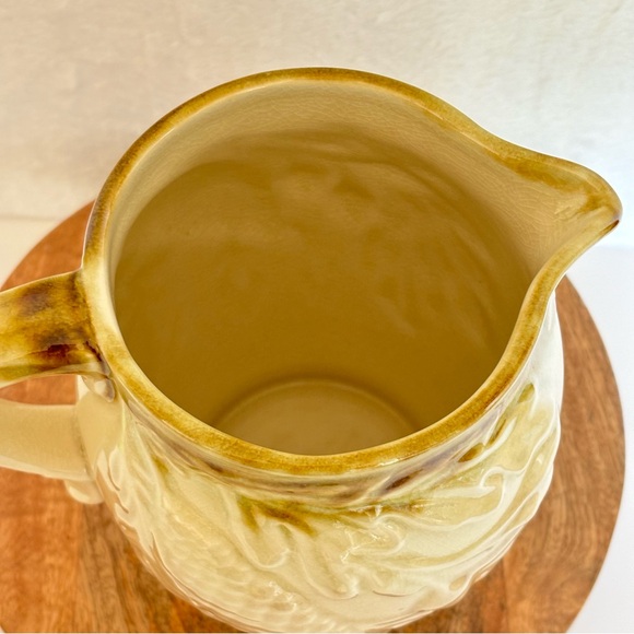 Vintage Harvest Goods Fall Thanksgiving Ceramic Pitcher - Picture 3 of 10